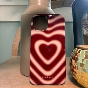 Burga Red Heart IPhone 15 Case